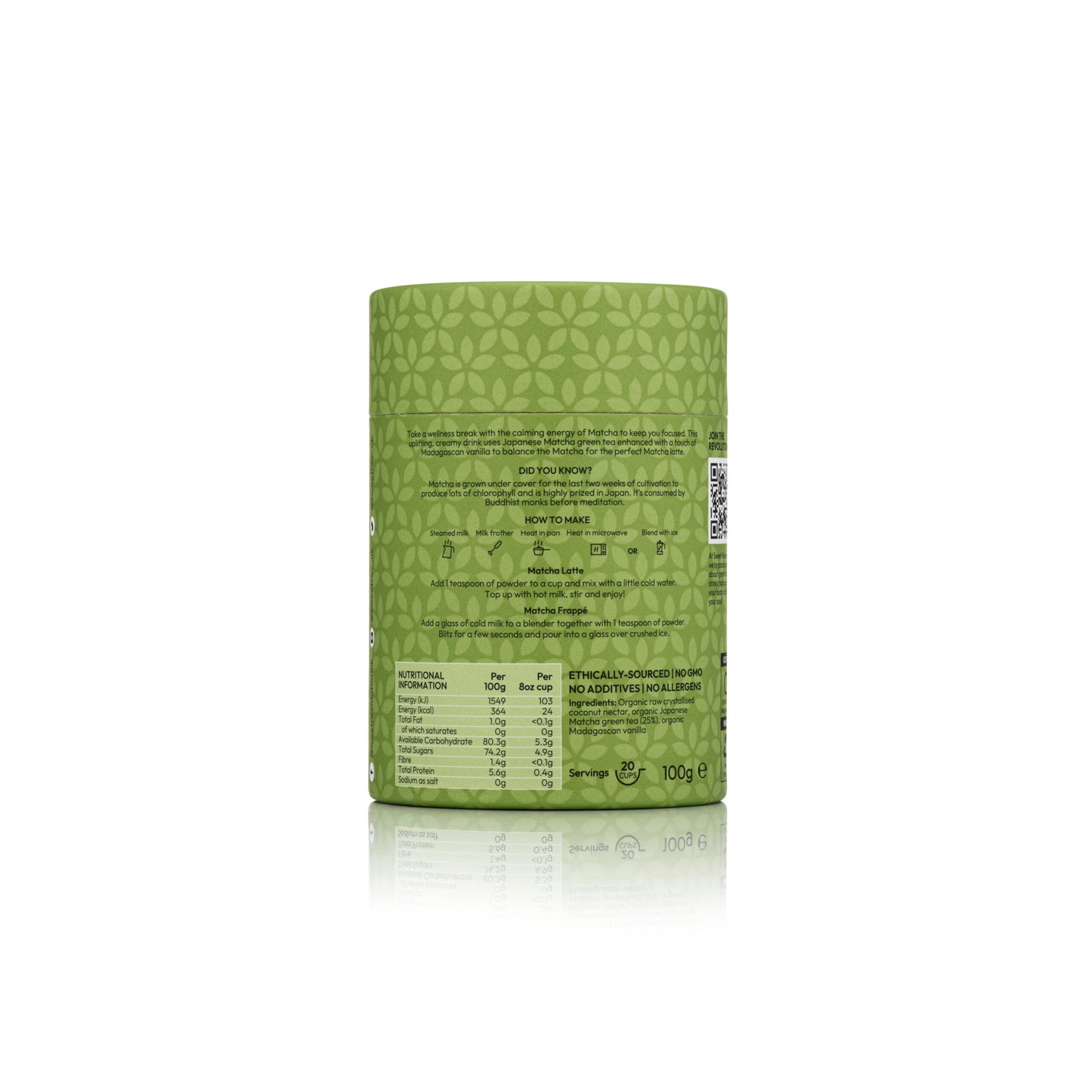 Sweet Revolution Organic Matcha Latte with Vanilla 70G