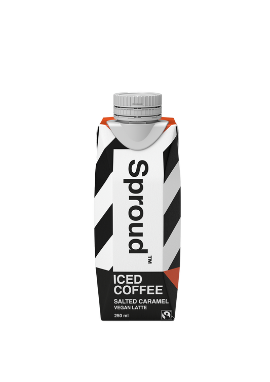 Sproud Salted Caramel Iced Latte