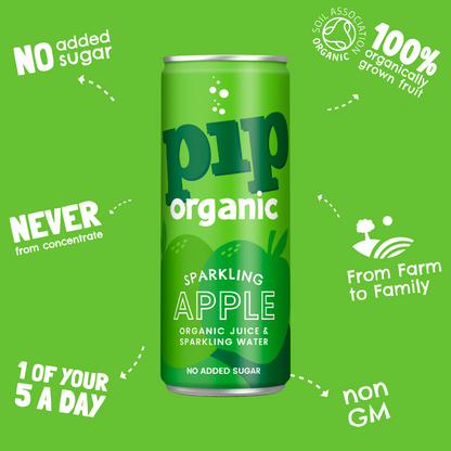 Pip Organic Sparkling Apple 250ml