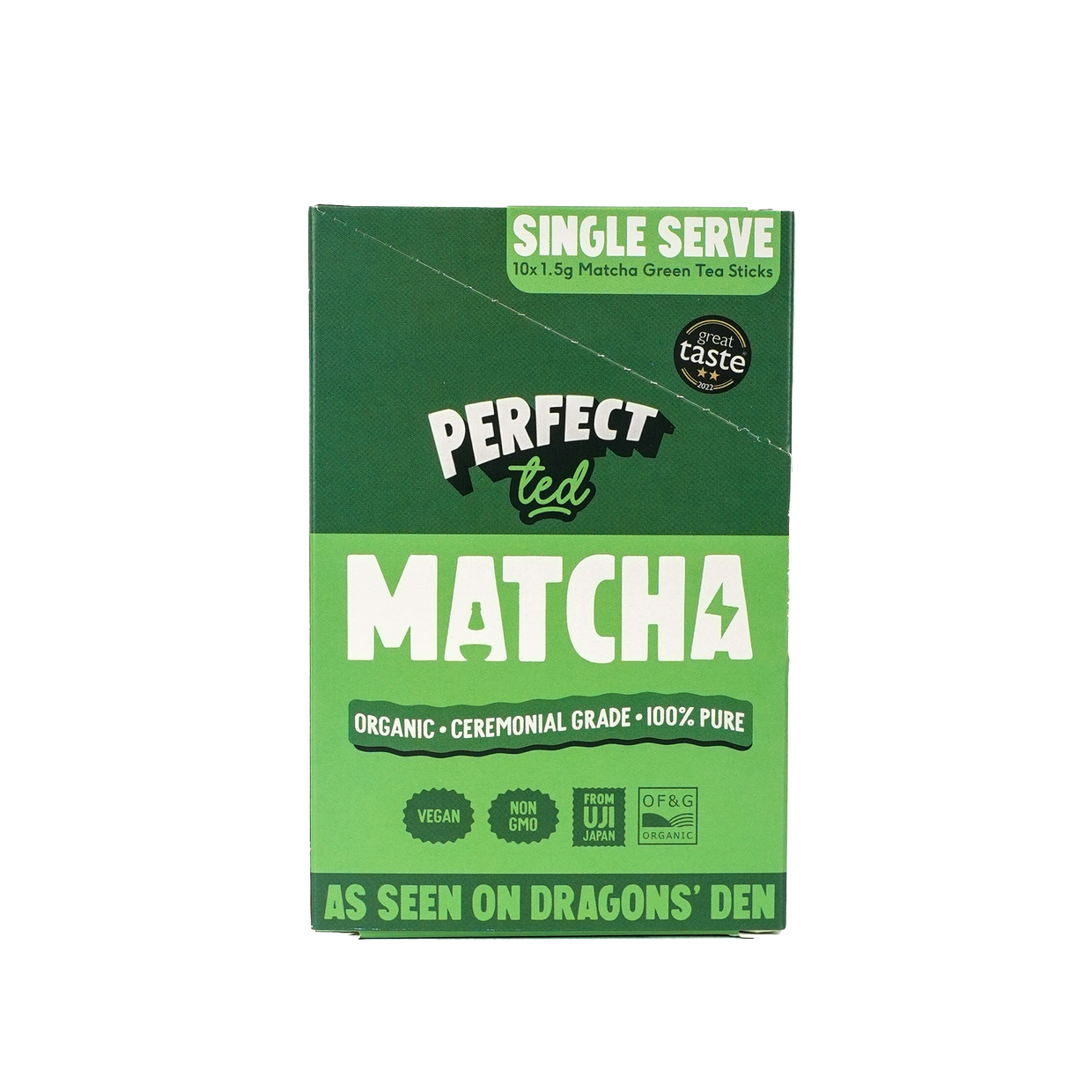 Perfect Ted Single Serve Matcha 10x 1.5g Sticks